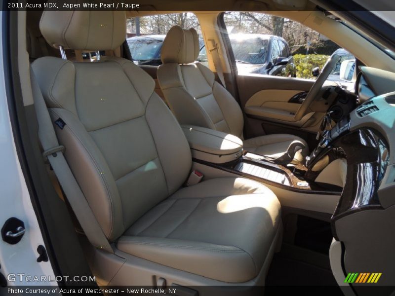 Aspen White Pearl / Taupe 2011 Acura MDX