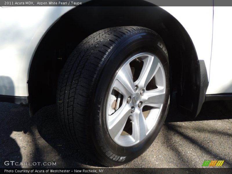 Aspen White Pearl / Taupe 2011 Acura MDX