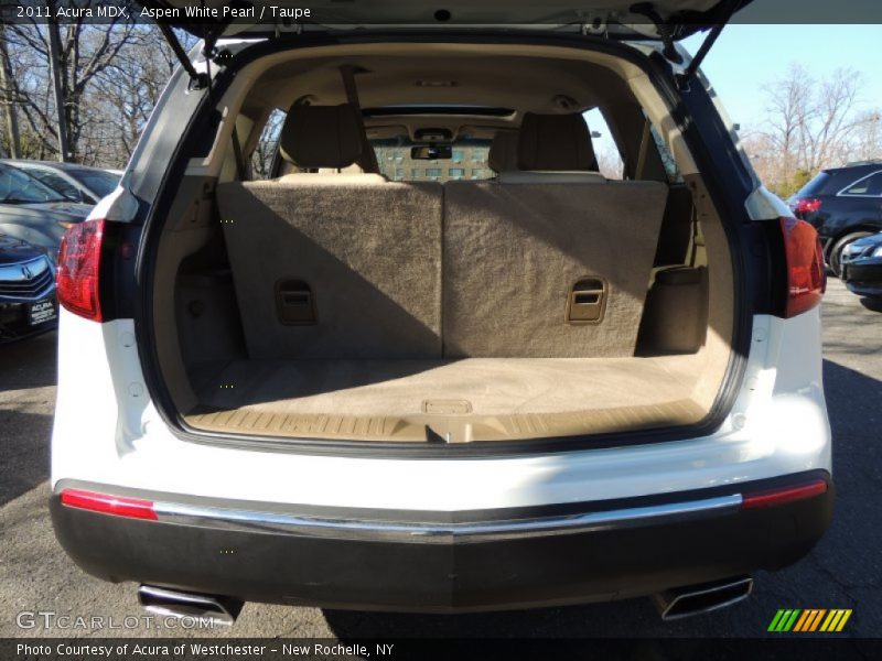 Aspen White Pearl / Taupe 2011 Acura MDX
