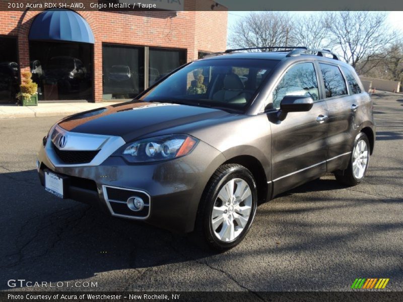 Grigio Metallic / Taupe 2010 Acura RDX SH-AWD