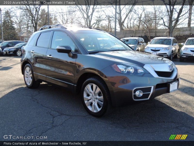 Grigio Metallic / Taupe 2010 Acura RDX SH-AWD