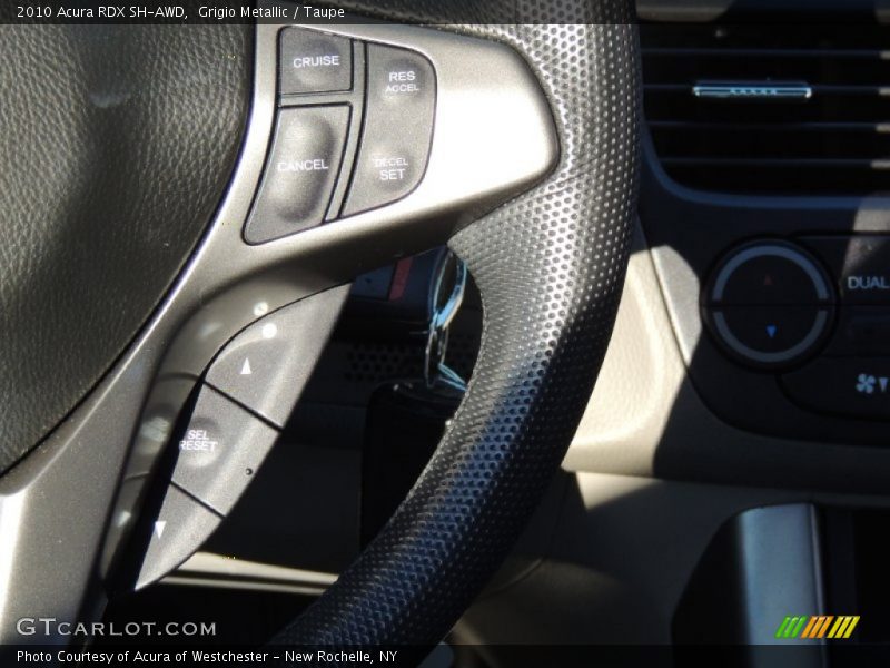 Grigio Metallic / Taupe 2010 Acura RDX SH-AWD