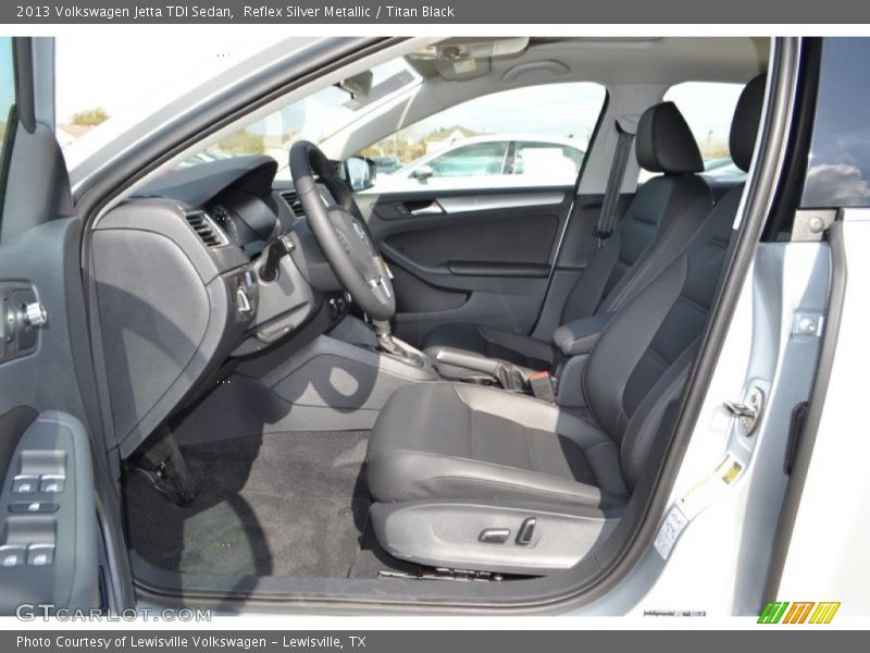 Reflex Silver Metallic / Titan Black 2013 Volkswagen Jetta TDI Sedan
