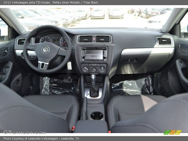 Reflex Silver Metallic / Titan Black 2013 Volkswagen Jetta TDI Sedan