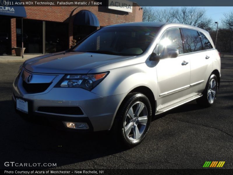 Palladium Metallic / Taupe 2011 Acura MDX Technology