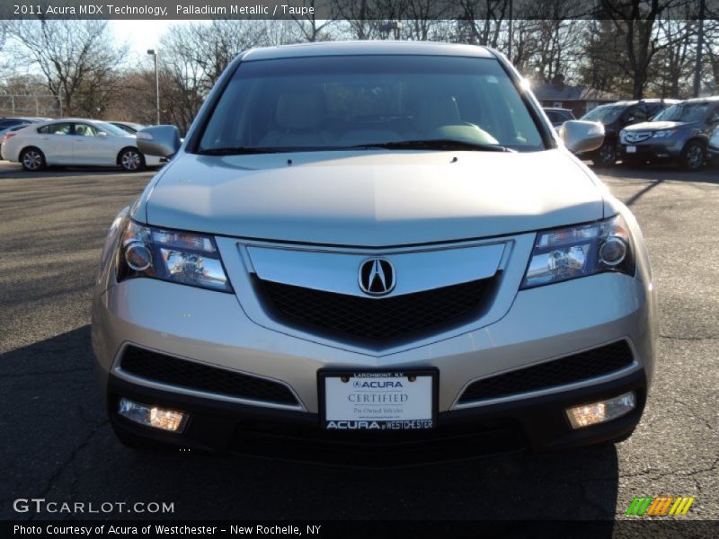 Palladium Metallic / Taupe 2011 Acura MDX Technology