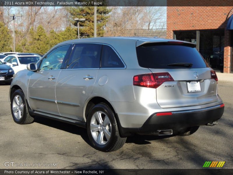 Palladium Metallic / Taupe 2011 Acura MDX Technology
