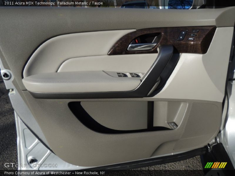Palladium Metallic / Taupe 2011 Acura MDX Technology