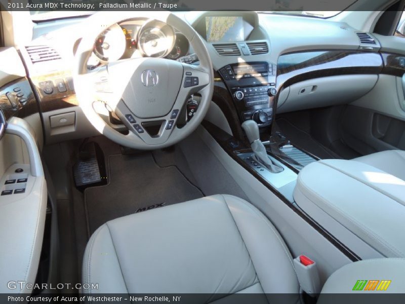 Palladium Metallic / Taupe 2011 Acura MDX Technology