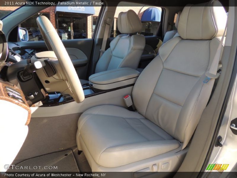 Palladium Metallic / Taupe 2011 Acura MDX Technology