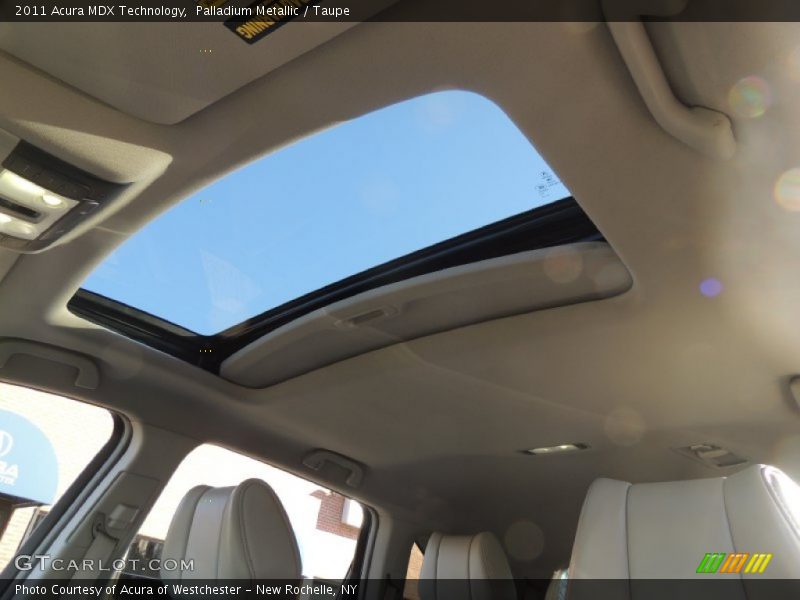Palladium Metallic / Taupe 2011 Acura MDX Technology