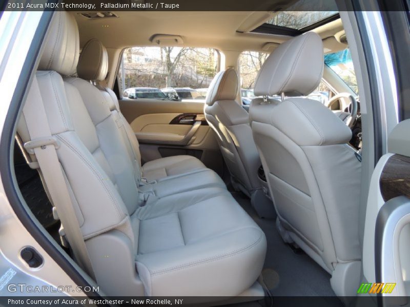 Palladium Metallic / Taupe 2011 Acura MDX Technology