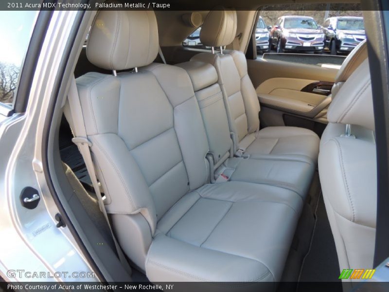 Palladium Metallic / Taupe 2011 Acura MDX Technology