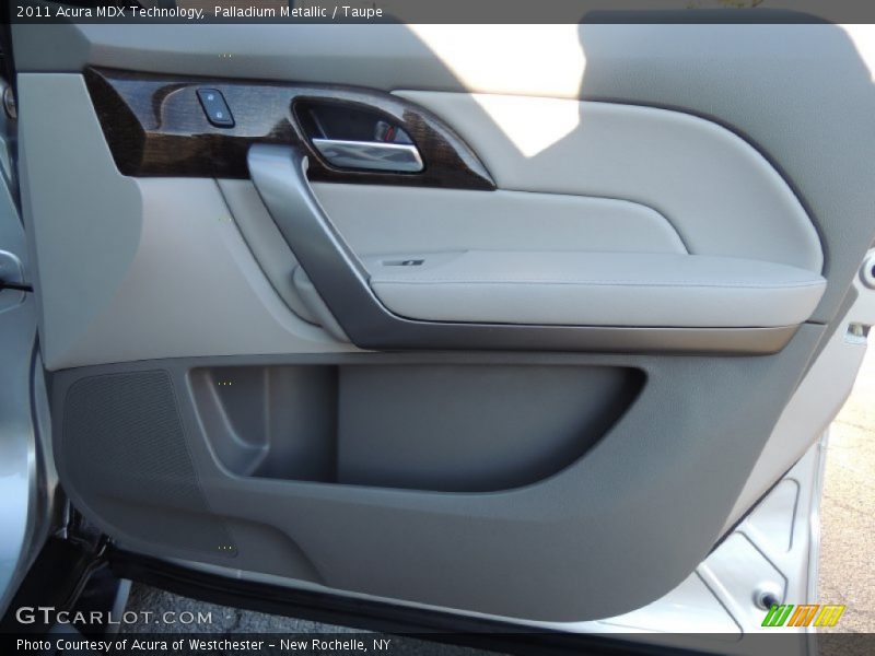 Palladium Metallic / Taupe 2011 Acura MDX Technology