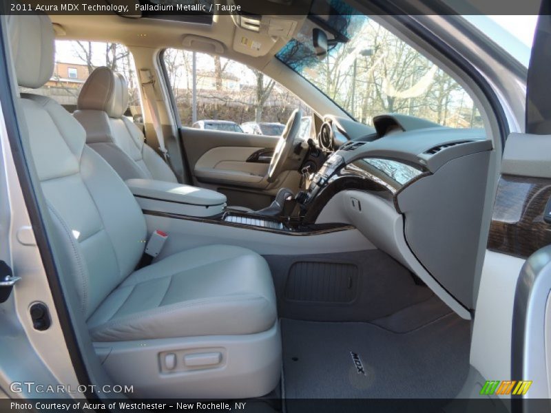 Palladium Metallic / Taupe 2011 Acura MDX Technology