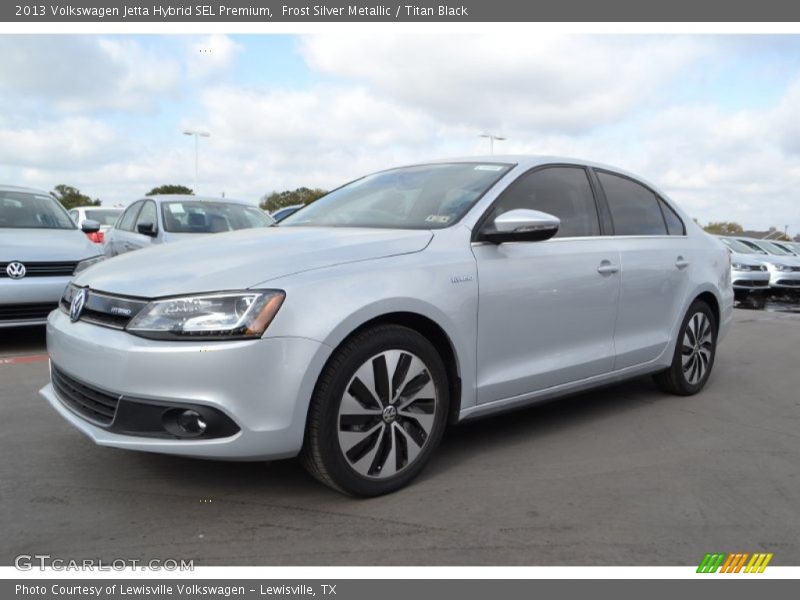 Frost Silver Metallic / Titan Black 2013 Volkswagen Jetta Hybrid SEL Premium