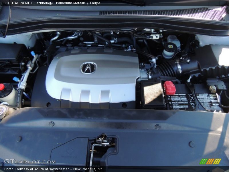 Palladium Metallic / Taupe 2011 Acura MDX Technology