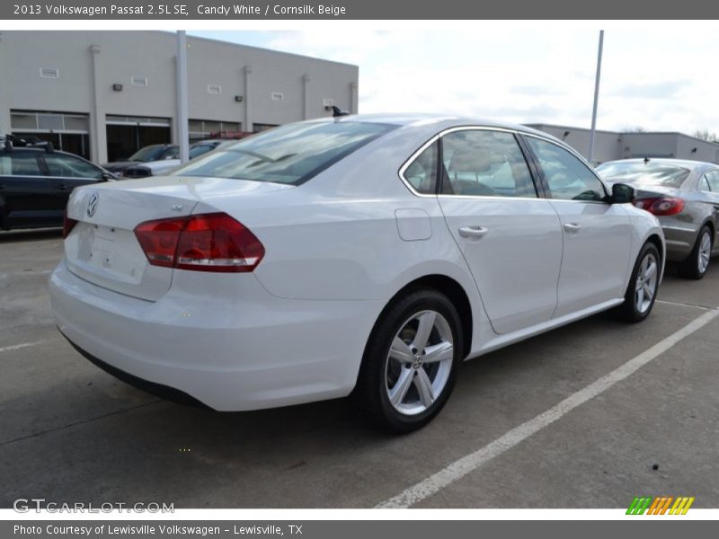 Candy White / Cornsilk Beige 2013 Volkswagen Passat 2.5L SE