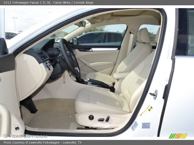 Candy White / Cornsilk Beige 2013 Volkswagen Passat 2.5L SE