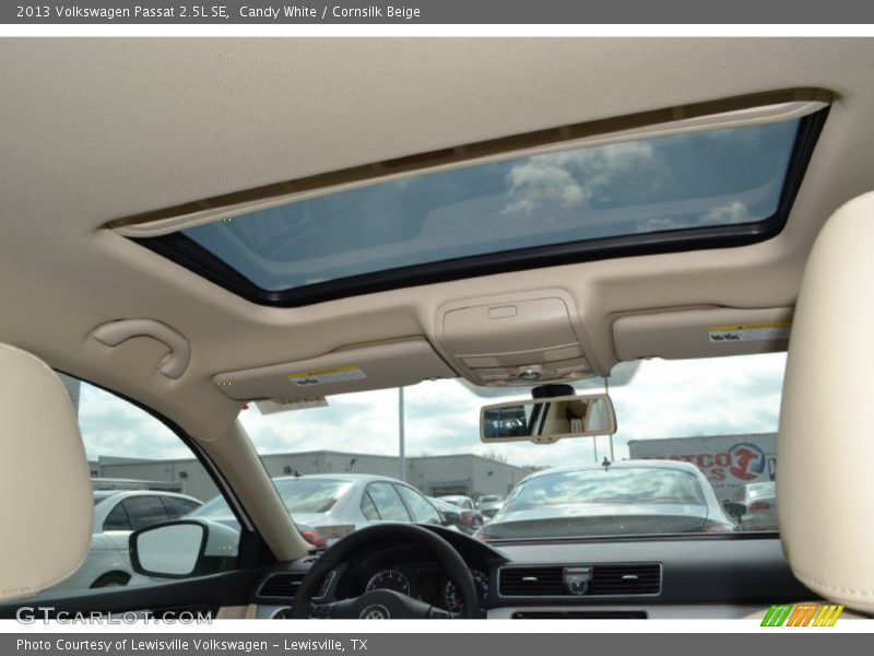 Candy White / Cornsilk Beige 2013 Volkswagen Passat 2.5L SE