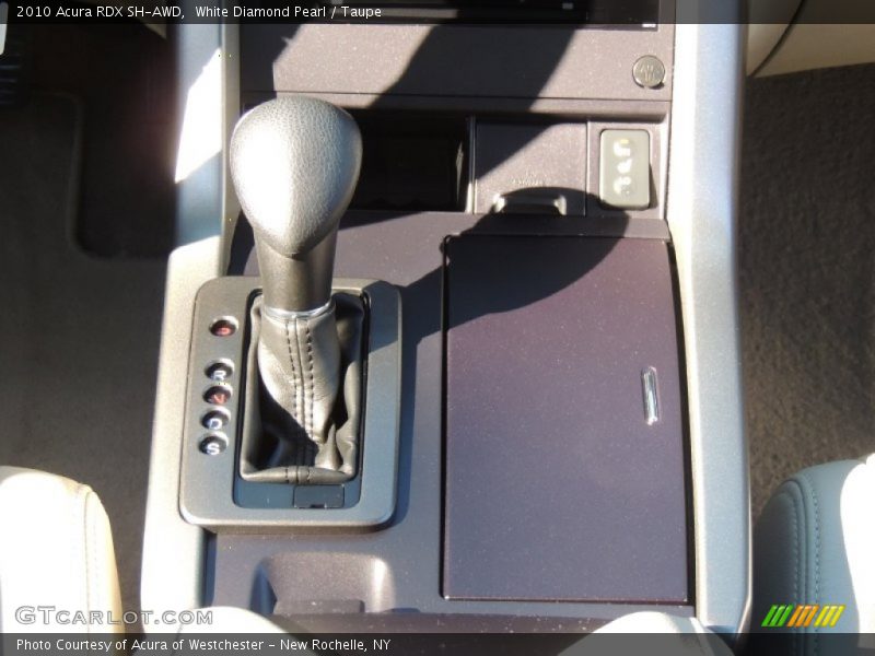 White Diamond Pearl / Taupe 2010 Acura RDX SH-AWD