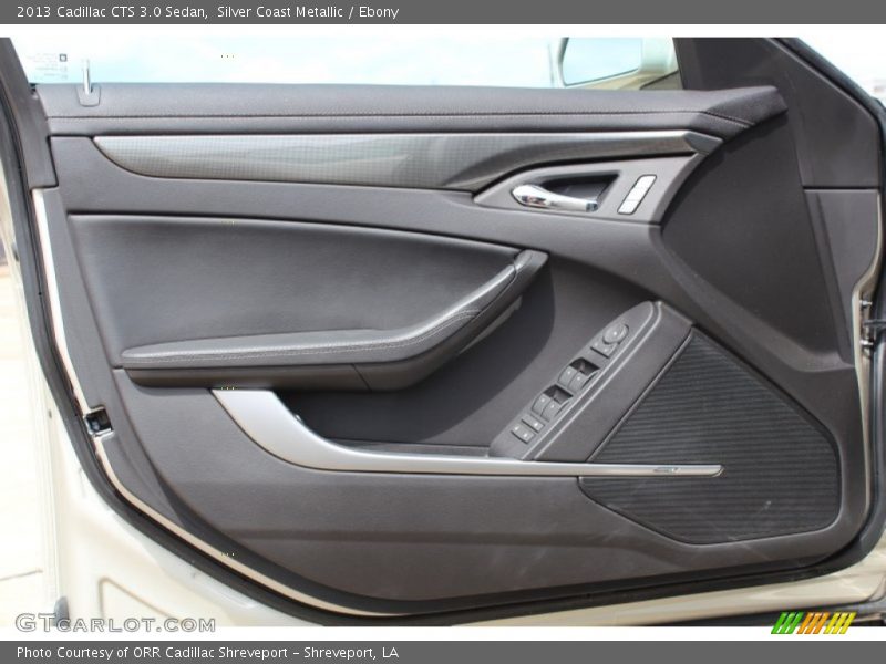 Silver Coast Metallic / Ebony 2013 Cadillac CTS 3.0 Sedan