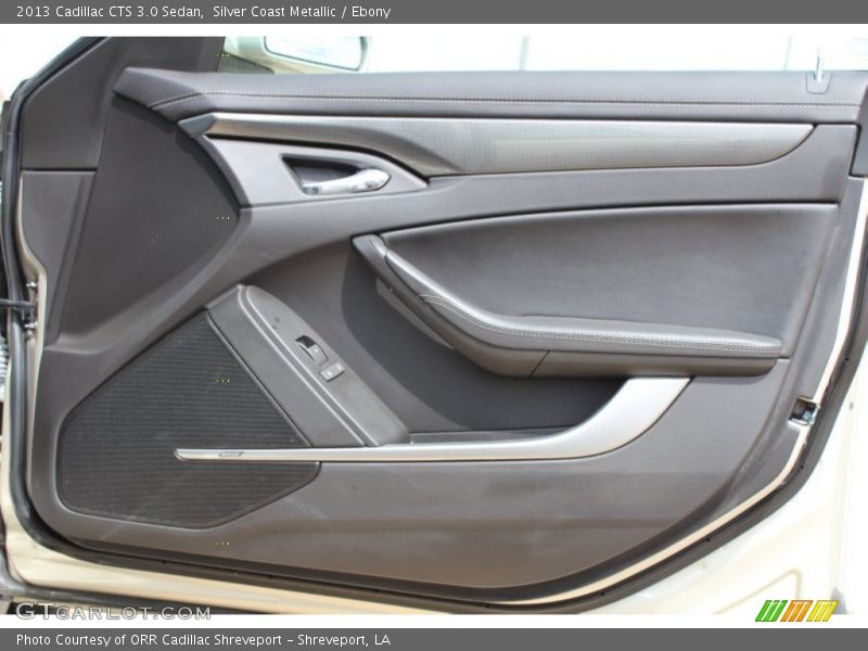 Silver Coast Metallic / Ebony 2013 Cadillac CTS 3.0 Sedan
