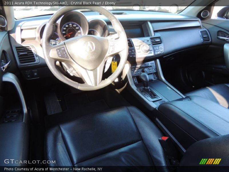 Crystal Black Pearl / Ebony 2011 Acura RDX Technology SH-AWD