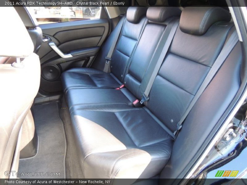 Rear Seat of 2011 RDX Technology SH-AWD