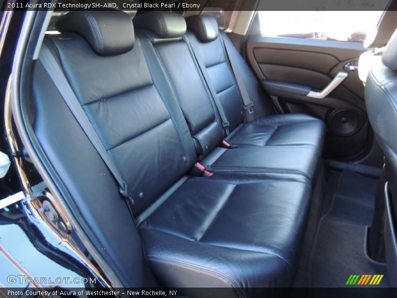 Rear Seat of 2011 RDX Technology SH-AWD