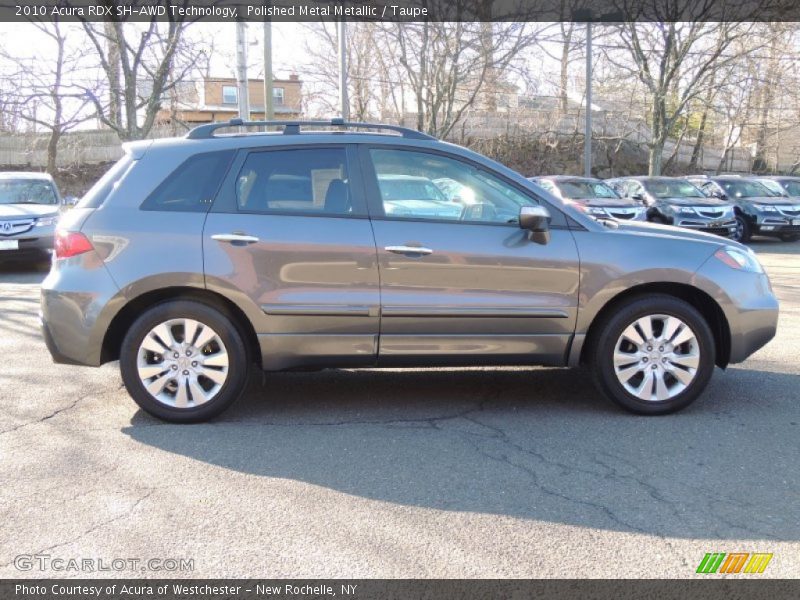Polished Metal Metallic / Taupe 2010 Acura RDX SH-AWD Technology