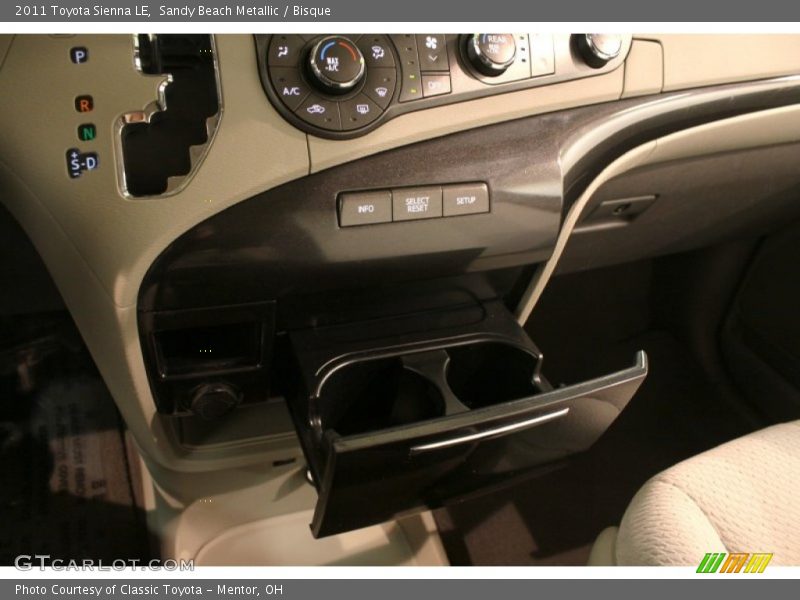 Sandy Beach Metallic / Bisque 2011 Toyota Sienna LE