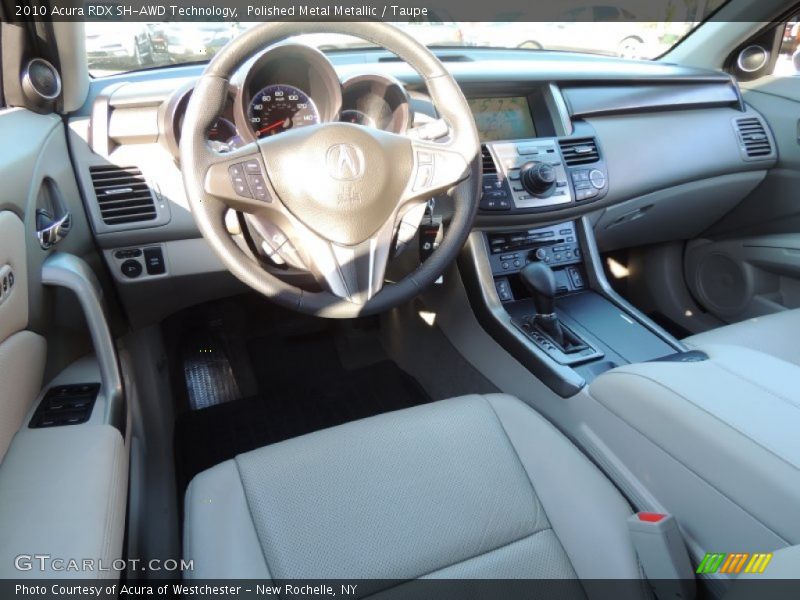 Polished Metal Metallic / Taupe 2010 Acura RDX SH-AWD Technology