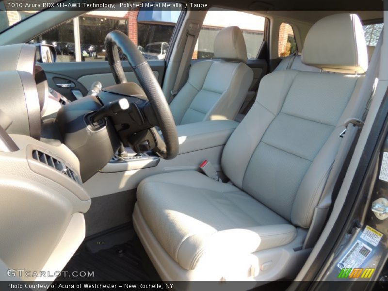 Polished Metal Metallic / Taupe 2010 Acura RDX SH-AWD Technology
