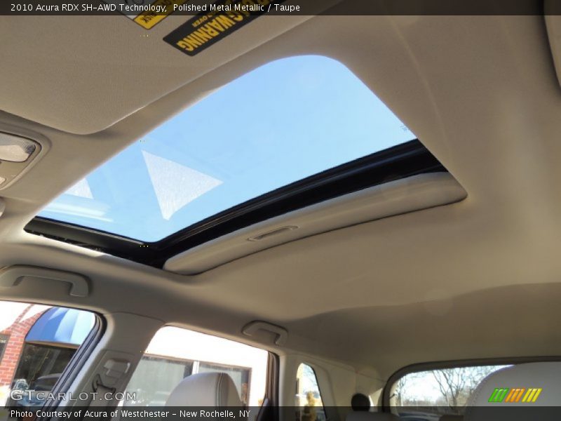 Polished Metal Metallic / Taupe 2010 Acura RDX SH-AWD Technology