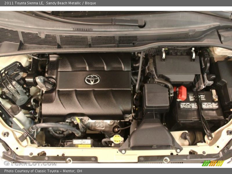 Sandy Beach Metallic / Bisque 2011 Toyota Sienna LE