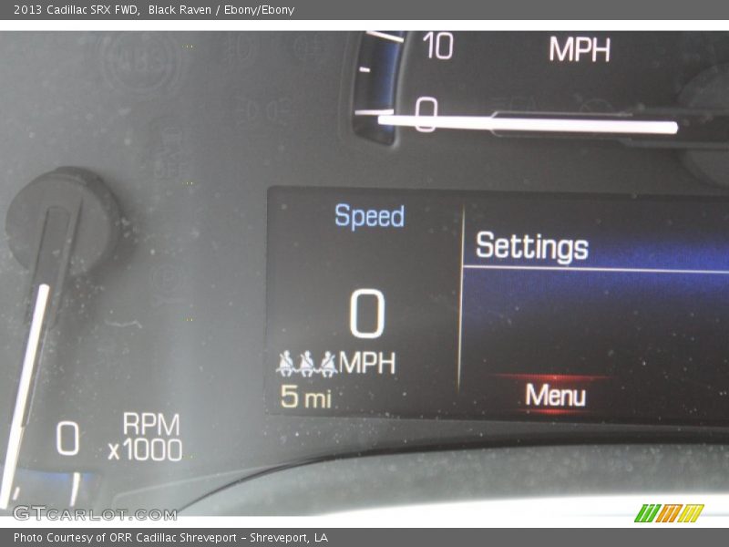 Black Raven / Ebony/Ebony 2013 Cadillac SRX FWD