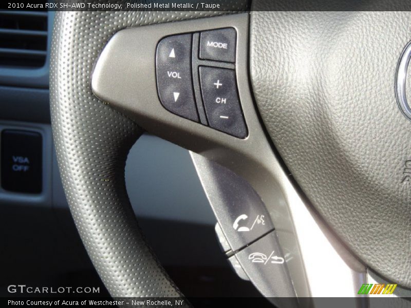 Polished Metal Metallic / Taupe 2010 Acura RDX SH-AWD Technology