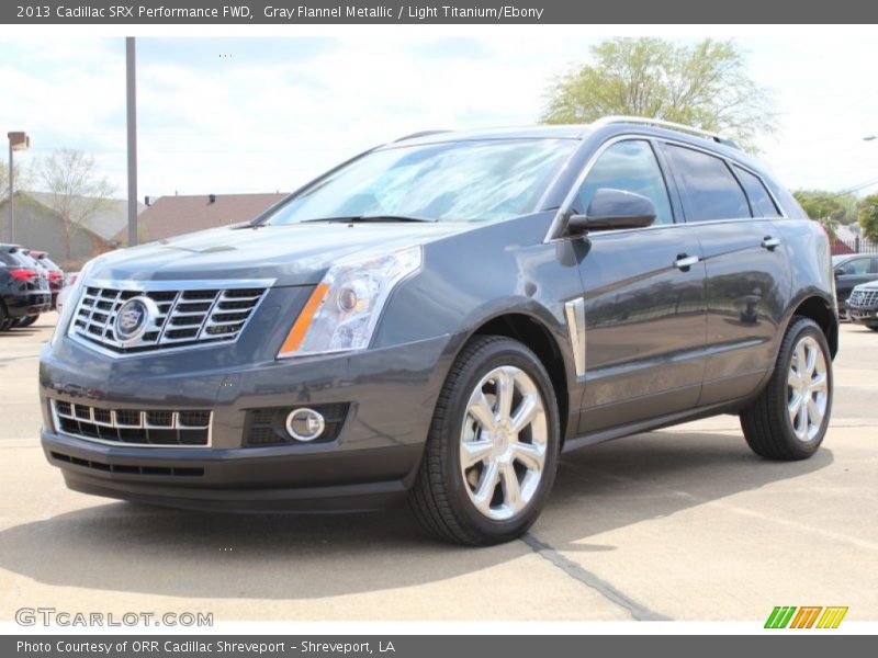 Gray Flannel Metallic / Light Titanium/Ebony 2013 Cadillac SRX Performance FWD