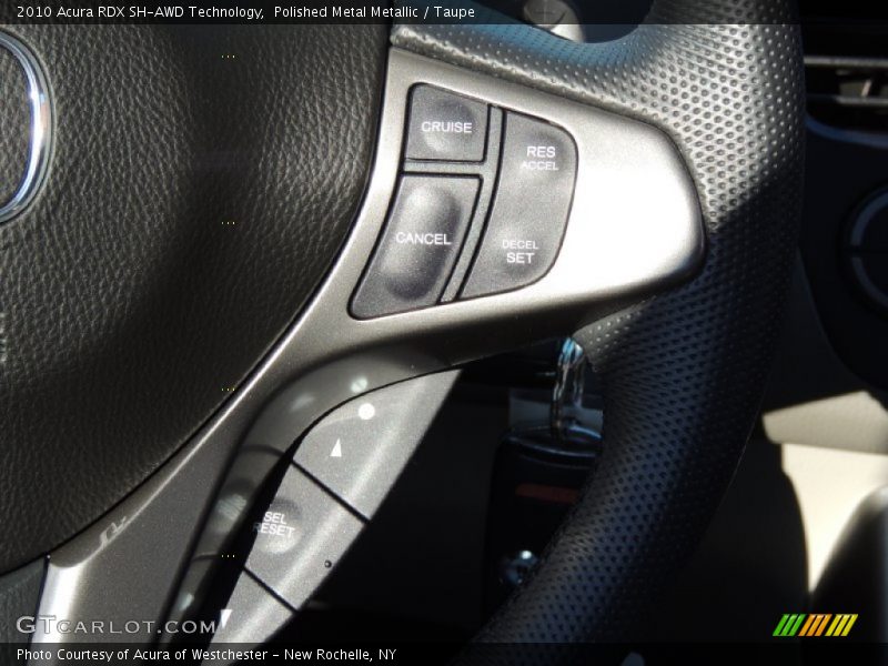 Polished Metal Metallic / Taupe 2010 Acura RDX SH-AWD Technology