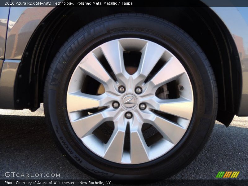Polished Metal Metallic / Taupe 2010 Acura RDX SH-AWD Technology