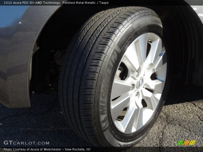 Polished Metal Metallic / Taupe 2010 Acura RDX SH-AWD Technology