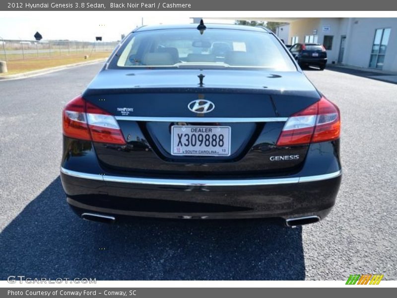 Black Noir Pearl / Cashmere 2012 Hyundai Genesis 3.8 Sedan