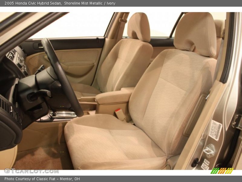 Shoreline Mist Metallic / Ivory 2005 Honda Civic Hybrid Sedan