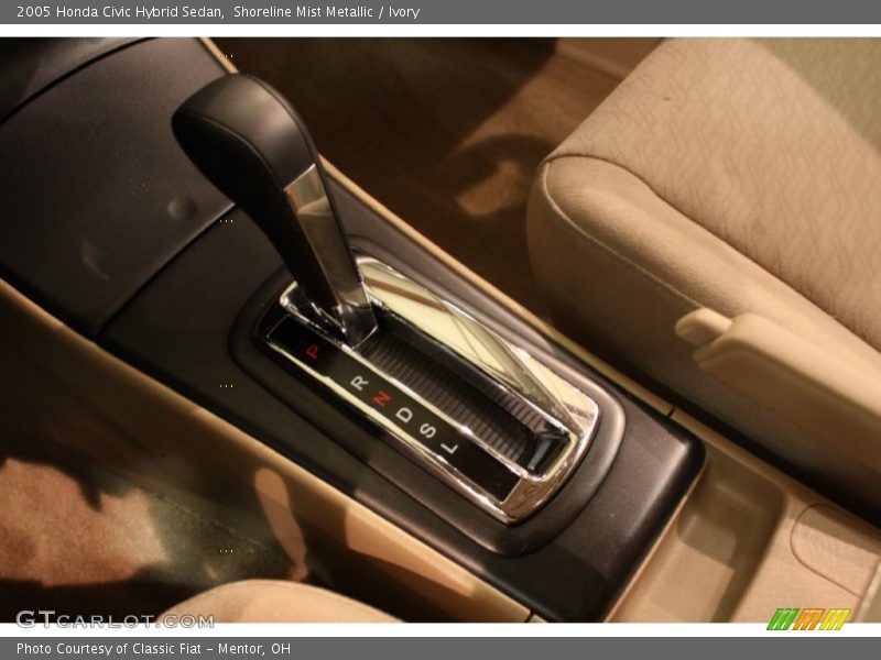 Shoreline Mist Metallic / Ivory 2005 Honda Civic Hybrid Sedan