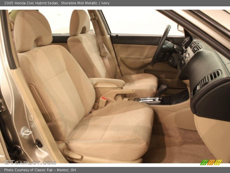 Shoreline Mist Metallic / Ivory 2005 Honda Civic Hybrid Sedan