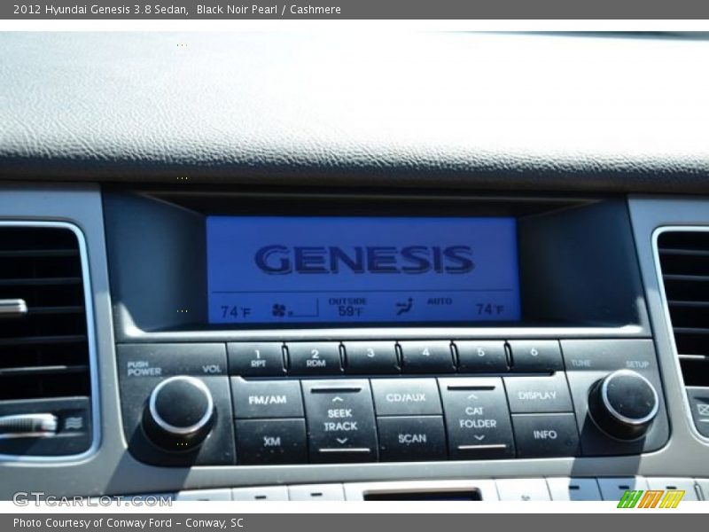 Audio System of 2012 Genesis 3.8 Sedan