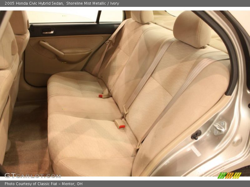 Shoreline Mist Metallic / Ivory 2005 Honda Civic Hybrid Sedan