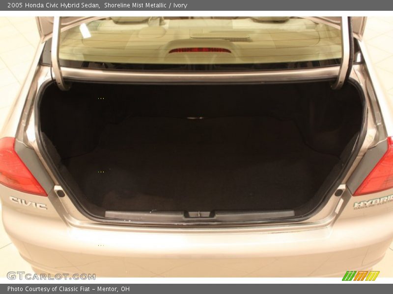 Shoreline Mist Metallic / Ivory 2005 Honda Civic Hybrid Sedan