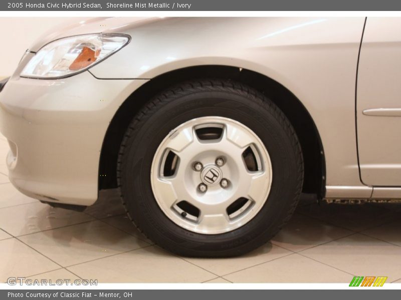 Shoreline Mist Metallic / Ivory 2005 Honda Civic Hybrid Sedan